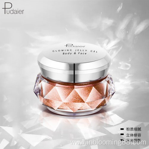 shimmering soft body 8 Color Makeup Cream Highlighter